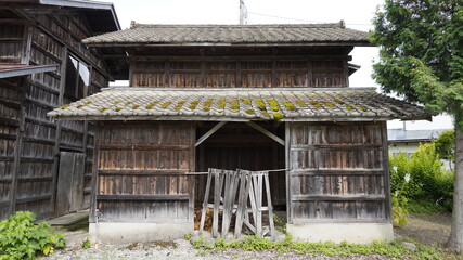 Fototapeta na wymiar old Japanese house