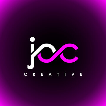 JOC Letter Initial Logo Design Template Vector Illustration
