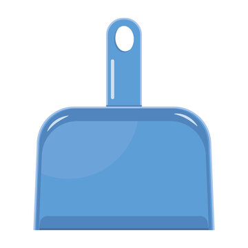 blue dustpan cleaning tool clip art preview