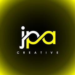 JPA Letter Initial Logo Design Template Vector Illustration