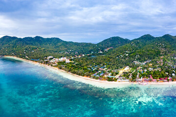 Koh Tao Island, Thailand Drone Aerial UAV 