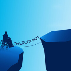 disability person overcoming live obstacles