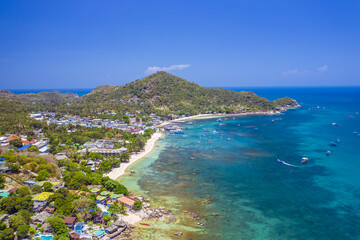 Koh Tao Island, Thailand Drone Aerial UAV 