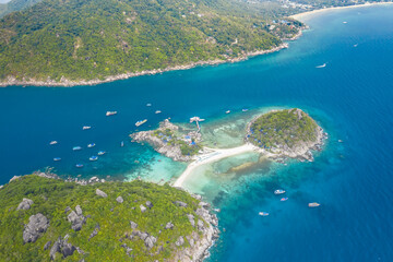 Obraz premium Koh NangYuan off of Koh Tao, Thailand