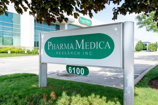 Mississauga, ON, Canada - June 27, 2021: Pharma Medica Research Inc. Corporate Office In Mississauga, ON, Canada, A Research Organization Specializing In Bioequivalence Trials In Healthy Volunteers.