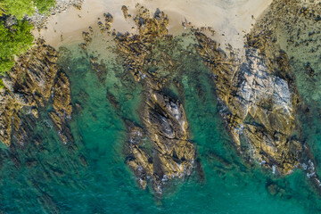 Coastline of Thailand, Drone Aerial UAV