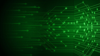 cyber circuit future technology concept background