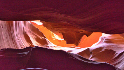 Antelope Canyon is one of the world's most famous crevice canyons. Antelope Canyon is a slot canyon in the USA Southwest, on Navajo land, Arizona.