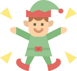 elf flat icon