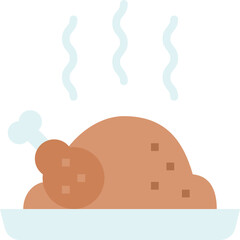 turkey flat icon