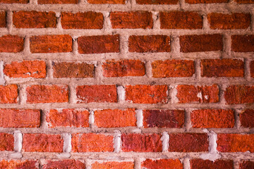 Red brick wall background