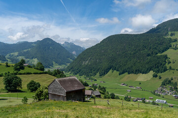 Fototapeta na wymiar Churfirsten in der Schweiz