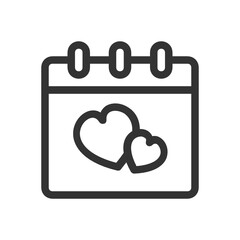 Valentines Day outline icon