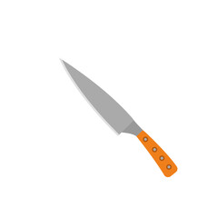 knife cooking icon on white background