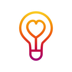 Valentines Day gradient icon