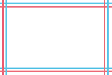 Obraz premium フランスフレーム france color striper pattern frame