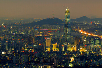 Fototapeta premium LOTTE WORLD TOWER