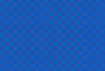 和柄地紋「市松模様」紺色/青色の和モダンテイストの日本の伝統な文様