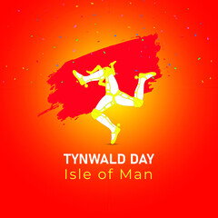 Tynwald Day (Isle of Man). flyer, banner