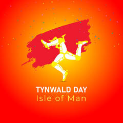 Tynwald Day (Isle of Man). flyer, banner