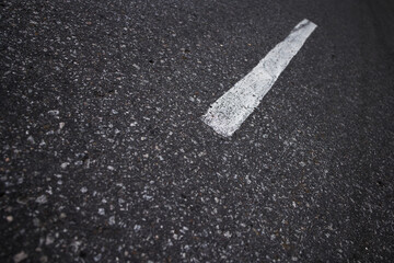 Fototapeta premium Background of asphalt texture, gray color with a mark