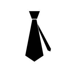 Tie Icon Template Flat Design illustration