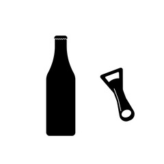 bottle opener to open the soda illustration