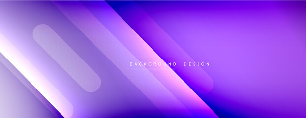 Dynamic lines abstract background. 3D shadow effects and fluid gradients. Modern overlapping forms