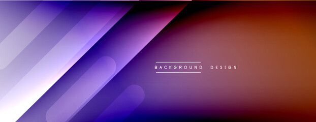 Dynamic lines abstract background. 3D shadow effects and fluid gradients. Modern overlapping forms