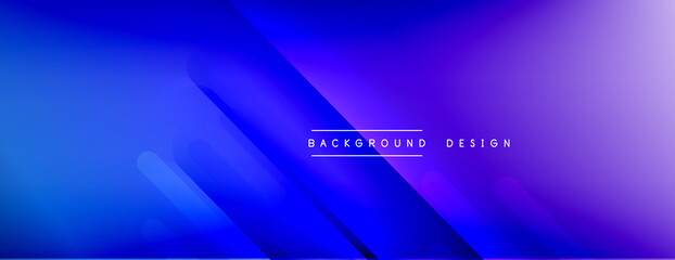 Dynamic lines abstract background. 3D shadow effects and fluid gradients. Modern overlapping forms