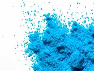 Copper(II) sulfate, a common chemical used in medical and public health issues. Chemical ingredient...