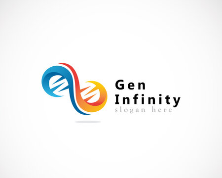gen logo creative infinity design modern