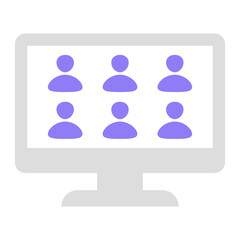 Video Conference is a pack of simple editable icons thematics of Video Conference. Combine different elements to create eye-catching compositions that help you tell a better story for your lan