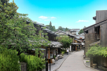古民家が並ぶ京都の二年坂