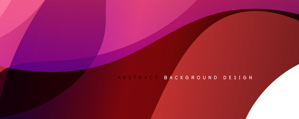 Trendy simple fluid color gradient abstract background with dynamic wave line effect. Vector Illustration For Wallpaper, Banner, Background, Card, Book Illustration, landing page