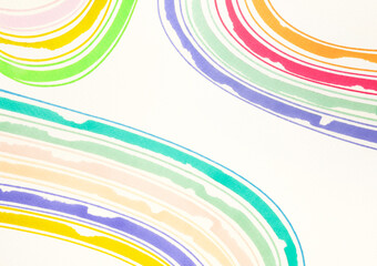 Close-up of paper with wavy lines, abstract