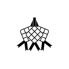 ketupat icon vector sign symbol of eid al-adha