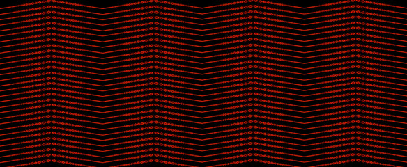 Neon Signs Photo Composite Neon Building Elements Red Diamonds