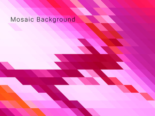 Abstract geometric bright mosaic shape elegant background