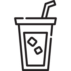 iced coffee icon