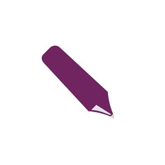Marker for write pen. Element of education. On white. Trendy flat isolated outline symbol can be used for: illustration, sign, logo, badge, mobile, app, design, web, dev, ui, ux, gui. Vector EPS 10