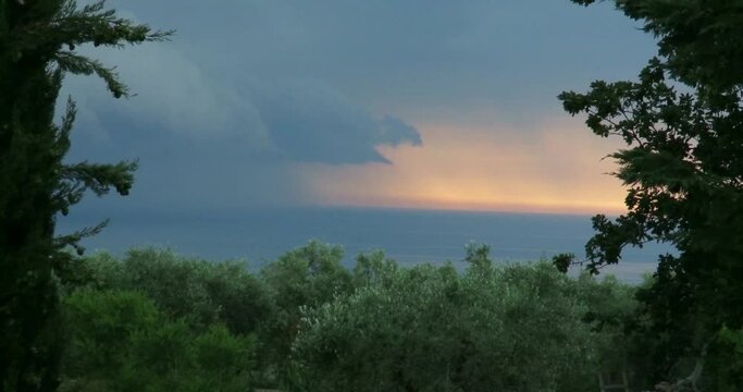 Fulmini e saette in mare