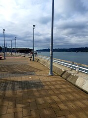 Obraz premium pier in the sea