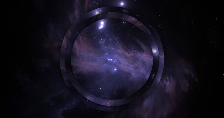 Abstract Circle Space Background #12