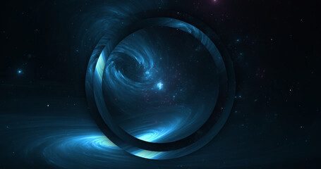 Abstract Circle Space Background #13