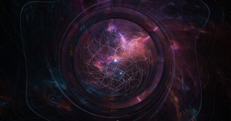 Abstract Circle Space Background #16