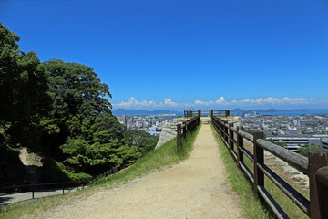 Fototapeta premium 初夏の丸亀城