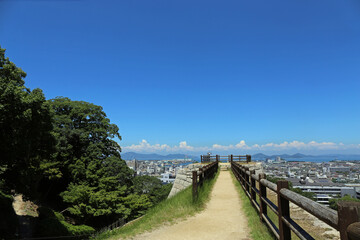 Obraz premium 初夏の丸亀城