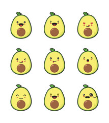avocado cartoon character