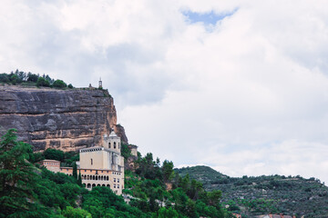 Fototapeta na wymiar Basilica of the Virgen de la Peña, Graus town, Huesca